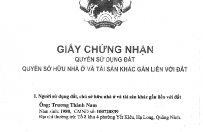 CÔNG TY ĐGHD HÀ THÀNH TB BĐG TSBĐ CỦA VIB BANK - ĐẤT HẠ LONG QN